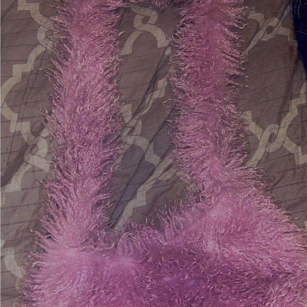 SHEIN Pink Fuzzy Crossbody Bag
